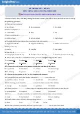 Đề số 1 - Đề thi cuối học kì 2 - Tiếng Anh 12 mới